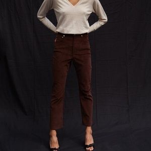 Thakoon brown corduroy pants size 0